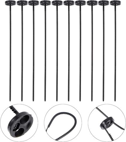 ARTIBETTER 10pcs No Sew Instant Buttons for Clothing Repair: Plastic Button Fasteners with Easy Drawstring Threader - Black Flexible Needle Drawstring Replacement Tool for Jackets Needle in Saudi Arabia