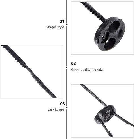 ARTIBETTER 10pcs No Sew Instant Buttons for Clothing Repair: Plastic Button Fasteners with Easy Drawstring Threader - Black Flexible Needle Drawstring Replacement Tool for Jackets Needle in Saudi Arabia