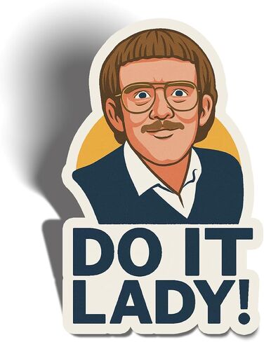 Do It Chit Quote Lady Sticker Decal Notebook Car Laptop 5.5" in Saudi Arabia