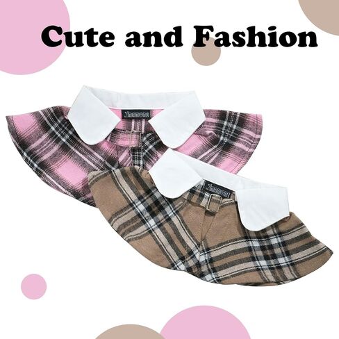 Mamore الرسمي الكلب tuxedo bandanas ، طوق زفاف قابل للتعديل مع ربطة عنق ، زي الكلب هدية حفلة عيد ميلاد للقطط الصغيرة المتوسطة كبيرة الكلاب (khaki & White-1 ، كبيرة) in Kuwait