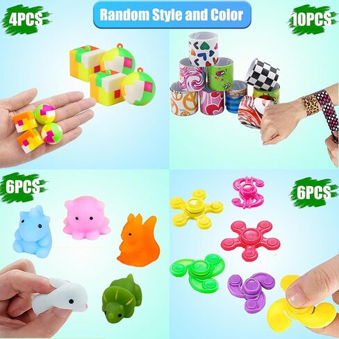 118 Pcs Fidget Toys for Kids, Stress Sensory Toys Pack Party Favors Kids Anxiety Autism ADHD, Treasure Box Classroom Prizes, Pinata Fillers Goodie Bags Stuffers Gift Bag in Saudi Arabia