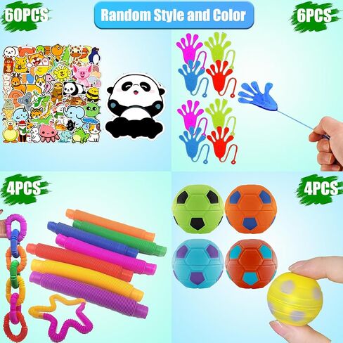 118 Pcs Fidget Toys for Kids, Stress Sensory Toys Pack Party Favors Kids Anxiety Autism ADHD, Treasure Box Classroom Prizes, Pinata Fillers Goodie Bags Stuffers Gift Bag in Saudi Arabia