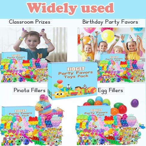 118 Pcs Fidget Toys for Kids, Stress Sensory Toys Pack Party Favors Kids Anxiety Autism ADHD, Treasure Box Classroom Prizes, Pinata Fillers Goodie Bags Stuffers Gift Bag in Saudi Arabia