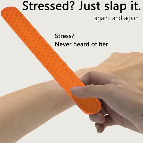 6 Pack Fidget Toys Slap Bracelets Autism Calming Sensory Toy for Special Needs Textured Silicone Sensory Toys for Kids Wearable Stress Fidgets for Adults Office Desk Travel Classroom Must Haves in Saudi Arabia