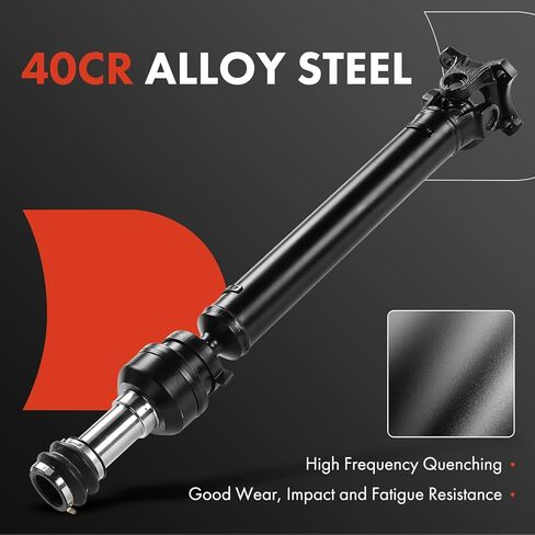 A-Premium Front Complete Drive Shaft Prop Shaft Driveshaft Assembly Compatible with Ram 1500 2013 2014 2015 2016 2017, 4WD Automatic Transmission, Replace# 52123639AA in Kuwait