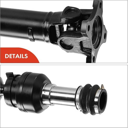 A-Premium Front Complete Drive Shaft Prop Shaft Driveshaft Assembly Compatible with Ram 1500 2013 2014 2015 2016 2017, 4WD Automatic Transmission, Replace# 52123639AA in Kuwait