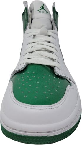 NIKE Air Jordan I High G Men's Golf Shoes (DQ0660-103, White/Bordeaux/Metallic Silver) Size 10.5 in Saudi Arabia