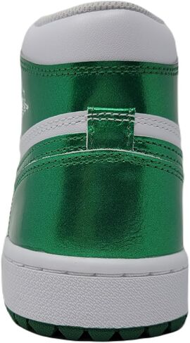 NIKE Air Jordan I High G Men's Golf Shoes (DQ0660-103, White/Bordeaux/Metallic Silver) Size 10.5 in Saudi Arabia