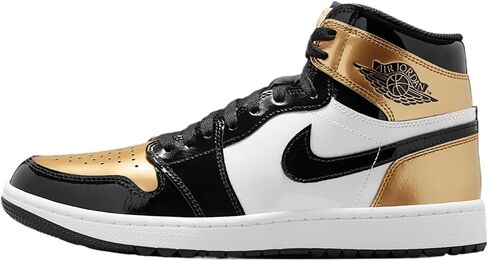 NIKE Air Jordan I High G Men's Golf Shoes (DQ0660-103, White/Bordeaux/Metallic Silver) Size 10.5 in Saudi Arabia