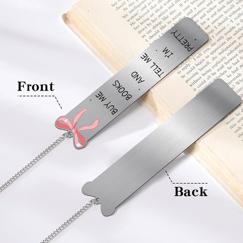 هدايا مرجعية للمعادن هالوين - 2 PCS Boo Basket Stuffers علامات كتاب Spooky لقراءة النساء Men Funder Good Page Marker لمحبي الرعب القراء Bookish Kids School Office Office Office in Saudi Arabia