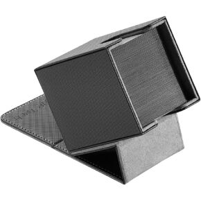 Adventurer [Hero] Modular Deck Box - يحمل 99 بطاقة مزدوجة الأجنحة - يشمل حامل الصورة الرمزية - التصميم المتشدد للغاية ، القابل للتوسيع - MTG Commander/EDH & More - Black/Green in Kuwait