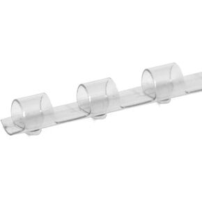 Trubind 6mm (1/4 in.) مشط الربط العمود الفقري | 11 في. طول حجم الرسالة أو المشاريع الأصغر | ثقوب مستطيلة القياسية 19 حلقة | البحرية | 25 ورقة ربط ورقة | 100 حزمة in Kuwait