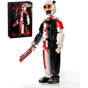 Clown Art Building Block Set, Halloween Horror Movie Sets Figure Set Compatible with Lego, Collectible Christmas Creative Toys for Film Fans Kids Boys and Girls (498pcs) in Saudi Arabia