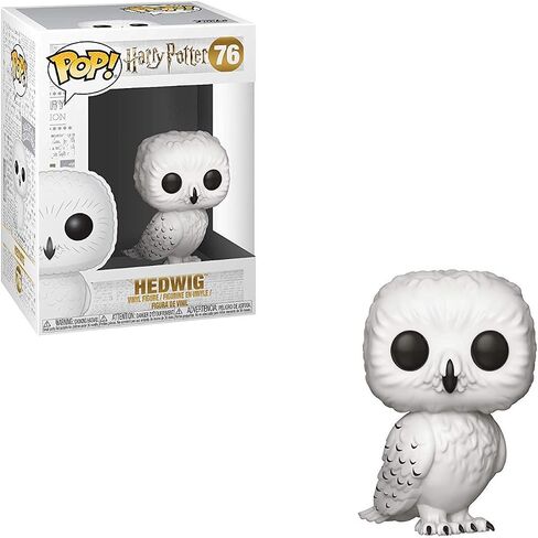 HARRY POTTER - Hedwig (Owl) Funko Pop Vinyl Figure (Bundled with Compatible Pop Box Protector Case), Multicolored, 3.75 inches in Saudi Arabia