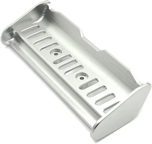 RC CAR Parts متوافقة مع MJX 14209 14210 16207 16208 16209 16210 H16 M162 163 1/14 1/16 RC Car Parts Accessories Metal Tail Wing Poilder (Gray) in Kuwait