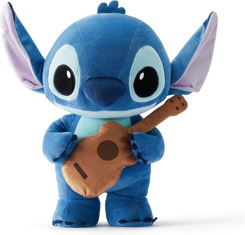 MINISO Disney Lilo & Stitch Plush Toys - 12" Stuffed Animal Huggable Music Festival Standing Collection Soft and Cute Plushies Gift for Girls Boys and Disney Fans in Saudi Arabia