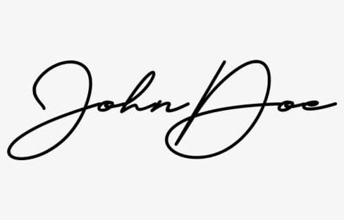 Custom Signature Stamp - Your Signature Made Into a Self Inking Rubber Stamp in Saudi Arabia