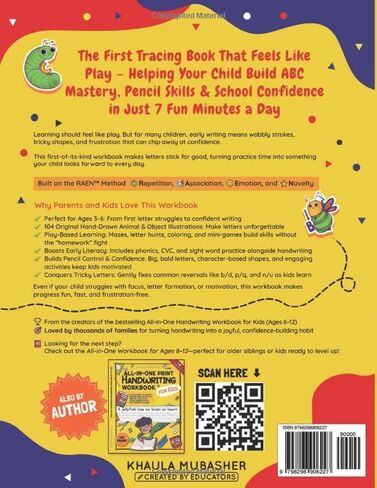 The Super Fun Letter Tracing Formbook للأطفال الذين تتراوح أعمارهم بين 3 و 6 سنوات: تعلم أن تكتب بثقة ، وتعزيز مهارات القلم الرصاص ، وجعل ABCs سهلة في 7 دقائق فقط في اليوم (Abphabet Architects) in Saudi Arabia