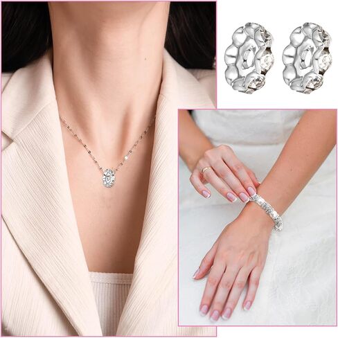 100 PCS 12mm Silver Diamond Beads Spacer for Pens Making Bulk Rondelle Rhinestone Spacer Beads Beadable Wave Crystal Bead for Bracelet Making Making in Kuwait
