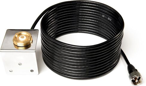 Fumei الفولاذ المقاوم للصدأ NMO 3/4 "ثقب جبل 2" L قوس لتركيب هوائيات الهاتف المحمول UHF VHF على شاحنة السيارة in Kuwait