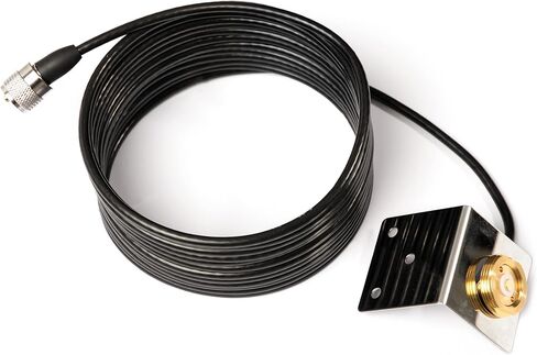 Fumei الفولاذ المقاوم للصدأ NMO 3/4 "ثقب جبل 2" L قوس لتركيب هوائيات الهاتف المحمول UHF VHF على شاحنة السيارة in Kuwait