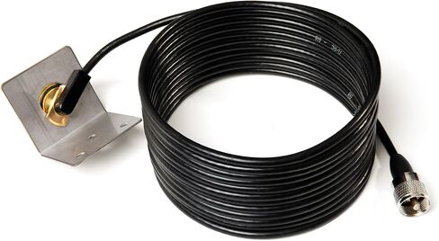 Fumei الفولاذ المقاوم للصدأ NMO 3/4 "ثقب جبل 2" L قوس لتركيب هوائيات الهاتف المحمول UHF VHF على شاحنة السيارة in Kuwait