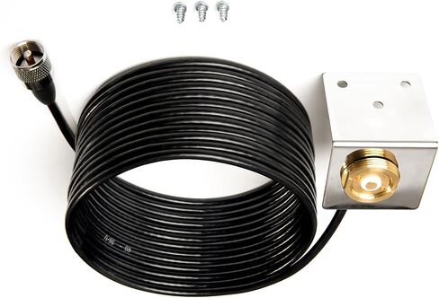 Fumei الفولاذ المقاوم للصدأ NMO 3/4 "ثقب جبل 2" L قوس لتركيب هوائيات الهاتف المحمول UHF VHF على شاحنة السيارة in Kuwait
