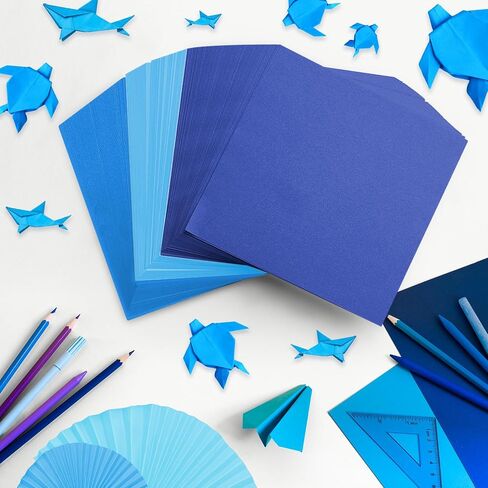 Kigeli 300 Sheets Origami Paper 6 Inch Double Sided Colored Square Easy Fold Scrapbook Paper for Scrapbook Craft Making Holiday Halloween Decor(Black,Purple,Orange) in Saudi Arabia