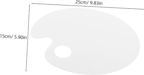 Uonlytech 1pc Painting Mixing Tray Watercolor Board Portable Design for Artists Students Boys and Girls in Kuwait