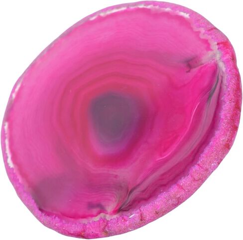 NoLitoy Natural Agate Round Round Nail Palette Blaett Traying Treshing for DIY Manicure Makeup Makeup Tools and Advicians in Kuwait