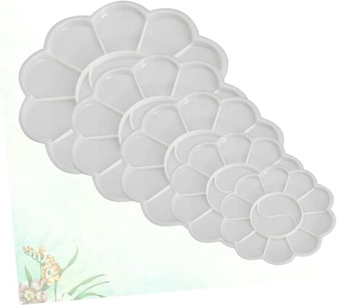 5pcs بلوم بلوم بلاسوم ألوان مائية مصوواة خفيفة الوزن للفنانين DIY الحرف متينة وسهلة التنظيف للطلاء في الهواء الطلق in Kuwait