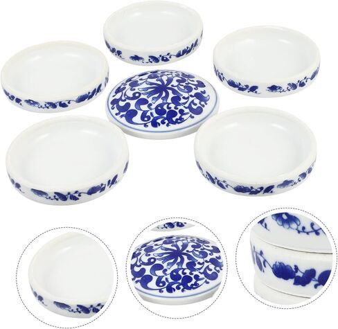Homoyoyo 1set السيراميك المائي لوحة الطلاء صينية الطلاء للفنانين طلاب لوحة خلط الألوان للطلاء بالألوان المائية موجودة لعشاق الطلاء in Saudi Arabia