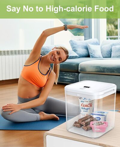 ySky Lockable Storage Box with Combination Code - Secure Medicine Safe, Phone Jail & Snack Container for Refrigerator, Home, Office- Durable Multi-Purpose Lock Box(White) in Saudi Arabia