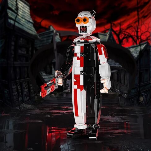 Clown Art Building Block Set, Halloween Horror Movie Sets Figure Set Compatible with Lego, Collectible Christmas Creative Toys for Film Fans Kids Boys and Girls (498pcs) in Saudi Arabia