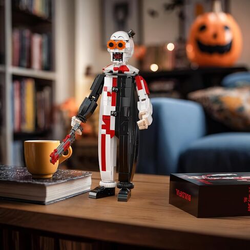 Clown Art Building Block Set, Halloween Horror Movie Sets Figure Set Compatible with Lego, Collectible Christmas Creative Toys for Film Fans Kids Boys and Girls (498pcs) in Saudi Arabia