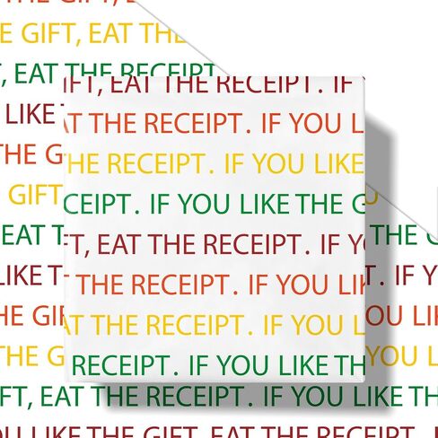 RUSPEPA Funny Wrapping Paper Roll for Men Women, Mini Roll, WARNING SH*T PRESENT INSIDE Yellow Sign Design, Prank Gift Wrap for White Elephant, Birthday and Gag Gifts, 17 Inches x 16.4 Feet in Saudi Arabia