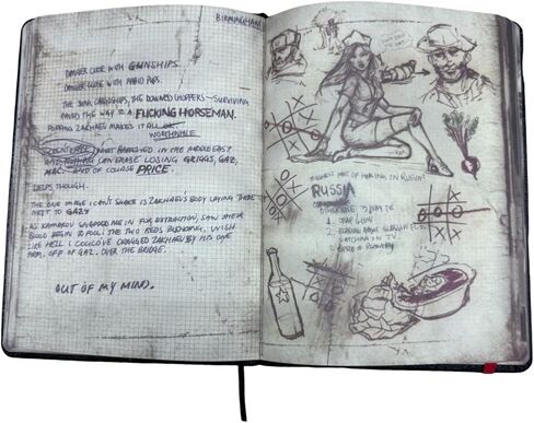 Costumeteers Soap Journal Cod Duty Book Mactavish Tactical 100 Pages Diary Notebook Memorabilia Mission Logs Credenhill Props in Saudi Arabia