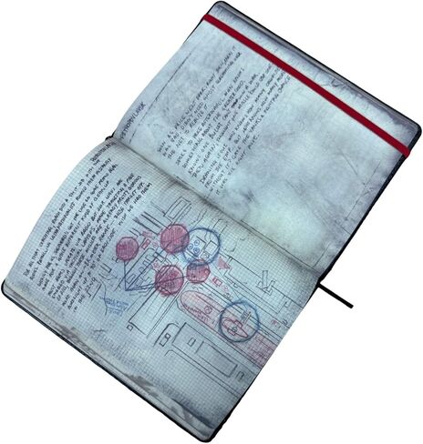 Costumeteers Soap Journal Cod Duty Book Mactavish Tactical 100 Pages Diary Notebook Memorabilia Mission Logs Credenhill Props in Saudi Arabia