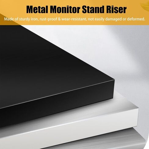 Computer Corner Monitor Stand Adjustable, Triangle Desk Monitor Riser Screen Holder, Easy to Assemble Monitor Lifting Shelf for Laptop TV (Color : Black) in Saudi Arabia