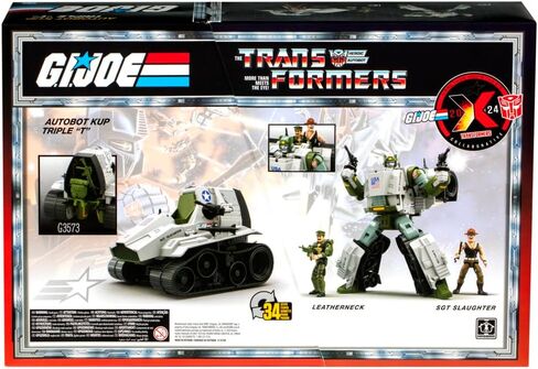 Transformers Collaborative G.I. Joe x Autobot Kup Triple T 9-Inch Action Figure, O-Ring 3.75-inch SGT Slaughter & Leatherneck Action Figures 8+ in Saudi Arabia