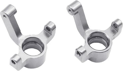 RC Aluminum Steering Knuckles for Buggy Losi Micro-B/Micro-T Parts Upgrade (Silvery) in Saudi Arabia