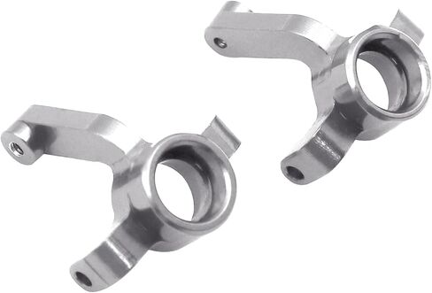 RC Aluminum Steering Knuckles for Buggy Losi Micro-B/Micro-T Parts Upgrade (Silvery) in Saudi Arabia