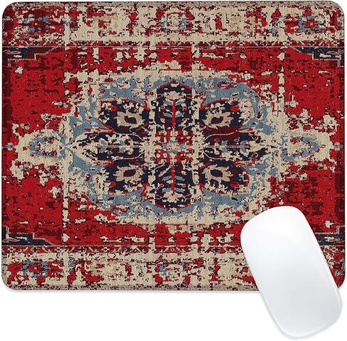 Desk Pad, American Flag and Bald Eagle Small Gaming Mouse Pad,Waterproof Non-Slip Rubber Base Desk Mat with Stitched Edge for Gaming Computers Laptop Office 9.4x7.9in in Kuwait