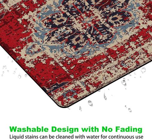 Desk Pad, American Flag and Bald Eagle Small Gaming Mouse Pad,Waterproof Non-Slip Rubber Base Desk Mat with Stitched Edge for Gaming Computers Laptop Office 9.4x7.9in in Kuwait