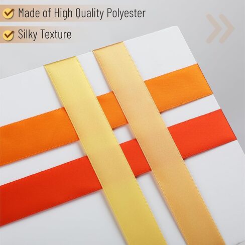 Mr. Pen- Satin Ribbon, 6 Rolls, 1 Inch, 5 Yards/Roll, Terracotta Ribbon 1 Inch in Saudi Arabia