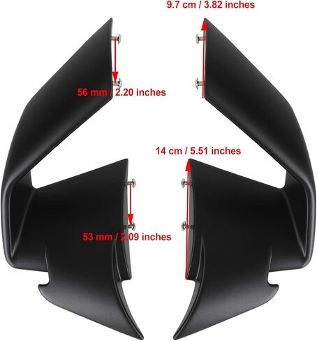 جناح الرياح المفسد الأمامي Fairing Fit for BMW S1000RR 2019-2022 in Saudi Arabia
