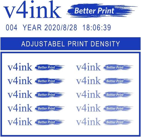 v4ink Bentsai BT-2580P Black Ink Cartridge 42ml Solvent Fast Dry Ink Replacement for Handheld Inkjet Printer BT-HH6105B2, BT-HH6105B3, B10 in Saudi Arabia