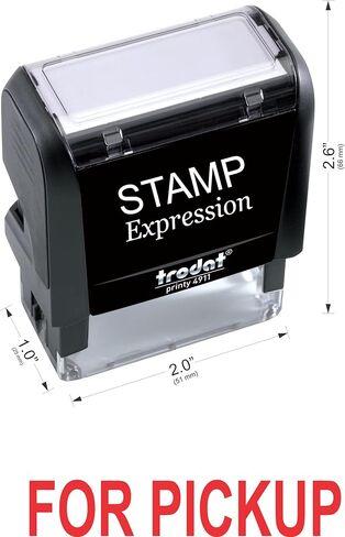 StampExpression - لمكتب بيك آب ، طوابع مطاطية للمكتب - الحبر الأحمر (A -5526) in Saudi Arabia