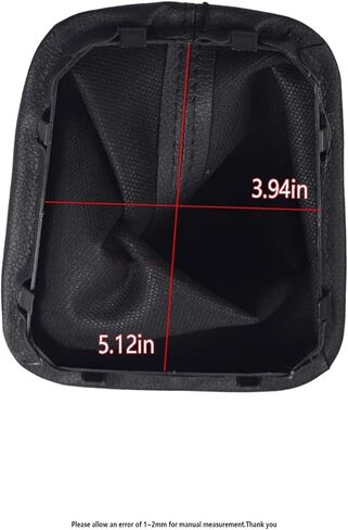 Car Shift Gear Stick Handbrake Cover Manual Shift Boot Black Leather Boot Cover Case for to-yo-ta Co-Rolla 2007 2008 2009 2010 2012 2013 in Kuwait