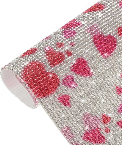 Meccanixity 12000 PCS Bling Crystal Rhinestone Sheet Selevive Rhinestone Diamond Gems Sticker 9.44x7.87 for DIY Car Decoration Sticker Clothing Diy Craft White White in Saudi Arabia